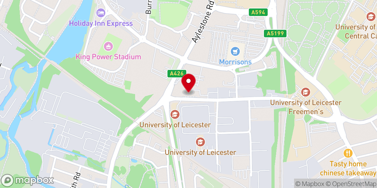 Map showing location of Chroma Church