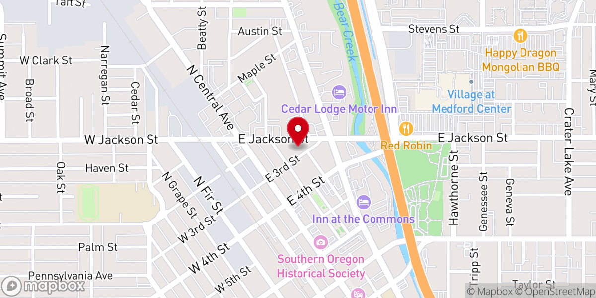 Map showing location of Living Waters Church