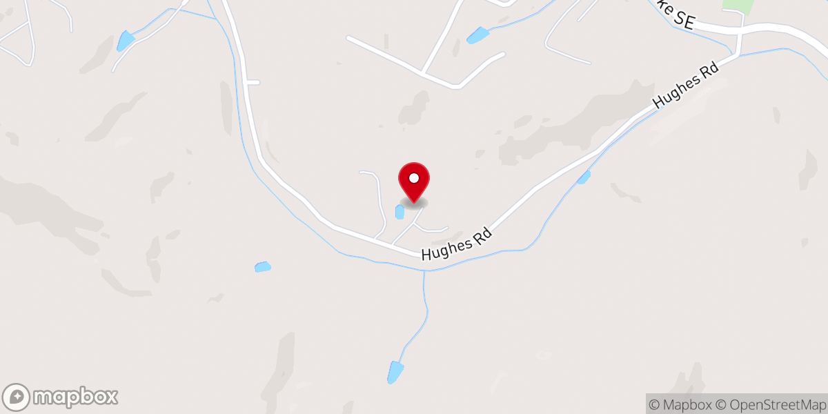 Map showing location of Living Water Community Church