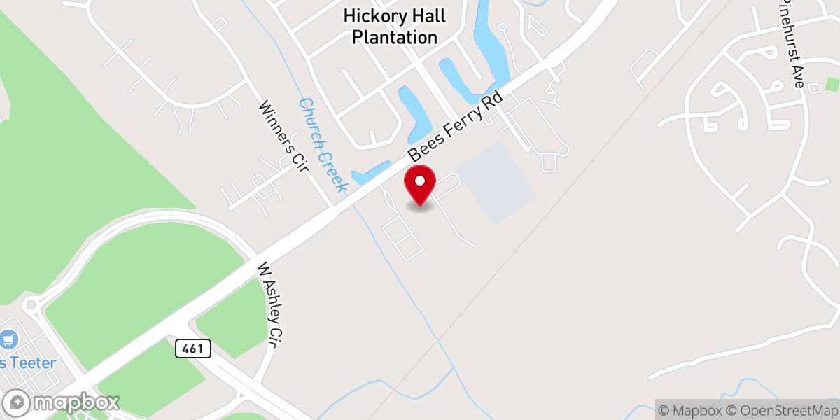 Map showing location of LifeGate Church