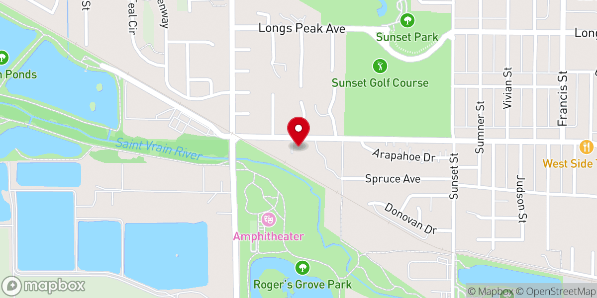 Map showing location of Ambassador Baptist Church