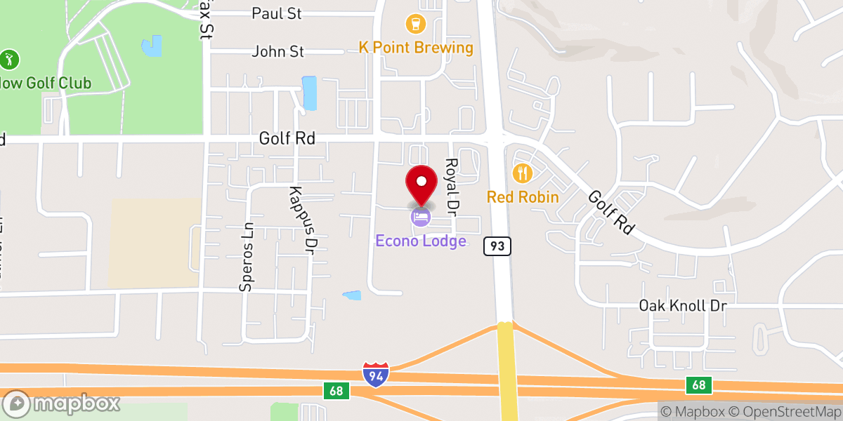 Map showing location of St Matthews Lutheran Church