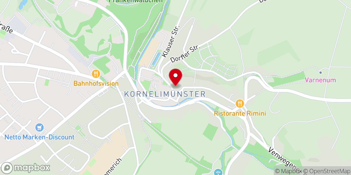Map showing location of Propsteigemeinde St. Kornelius