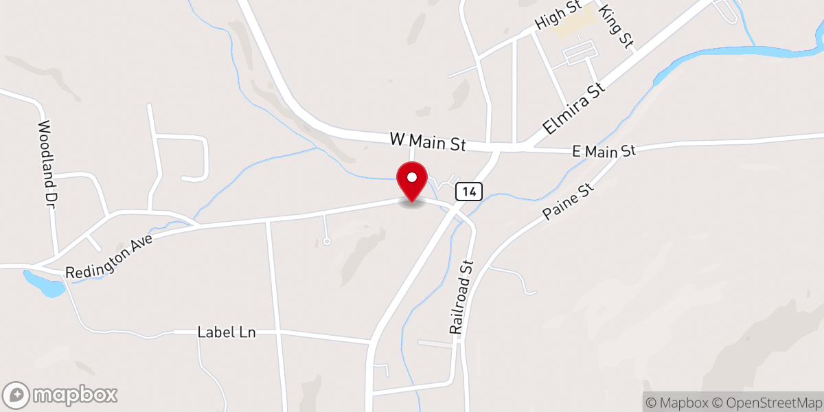 Map showing location of Holy Trinity Church