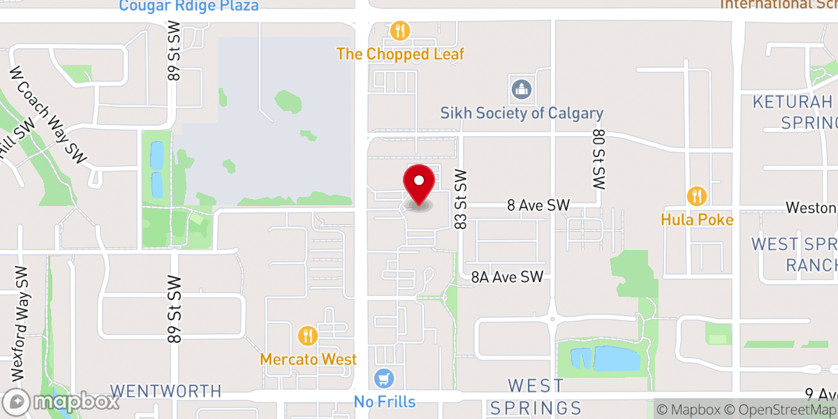 Map showing location of St. Michael Catholic Community