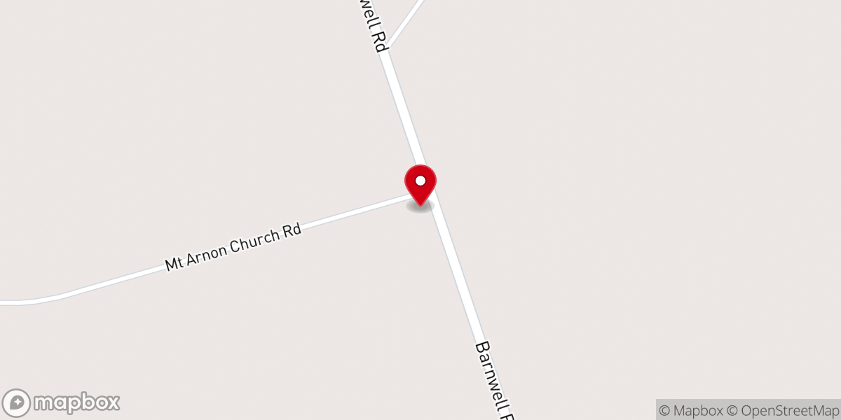 Map showing location of MT. ARNON CHURCH
