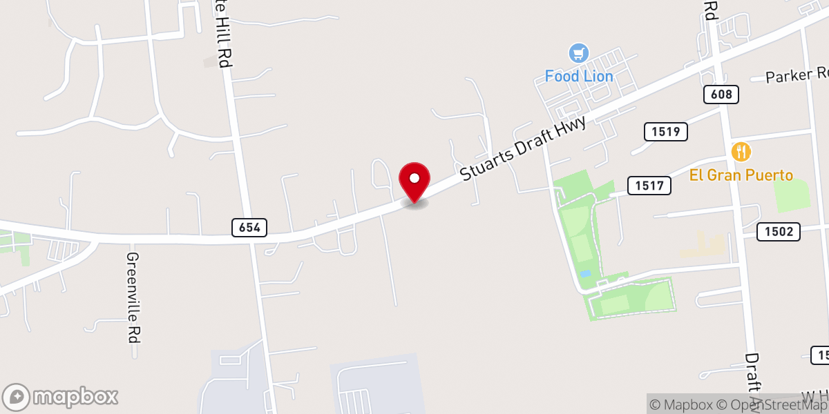 Map showing location of White Hill Catering & Take Out