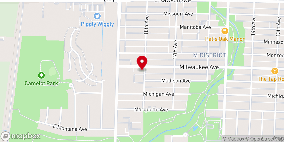 Map showing location of Saint Lukes Evangelical and Reformed Church