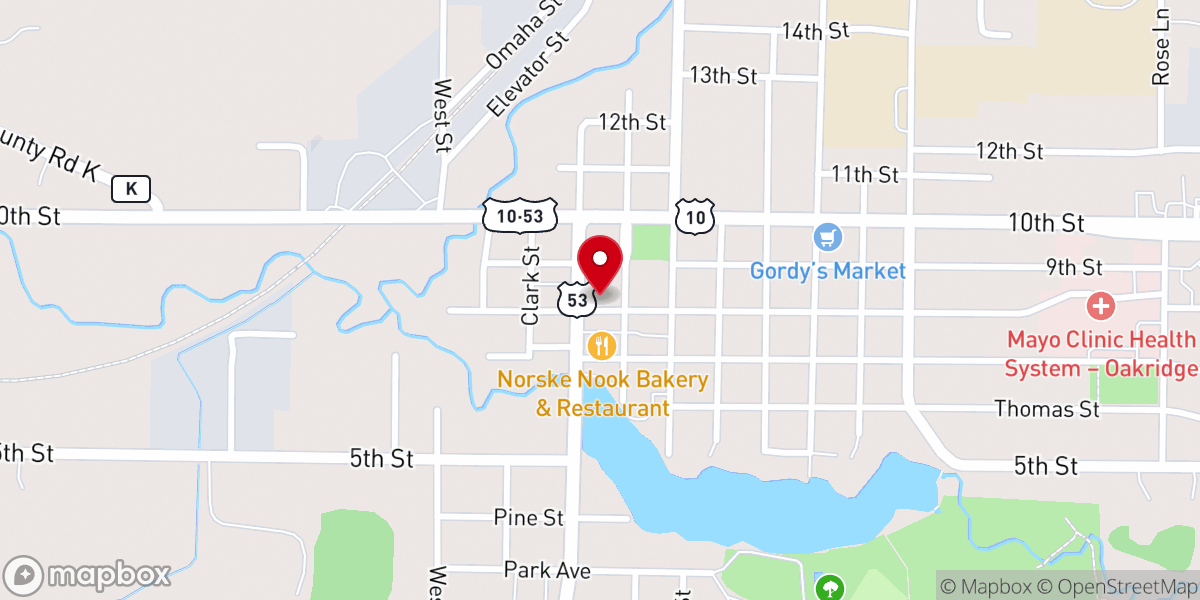 Map showing location of Willow Retreat Center