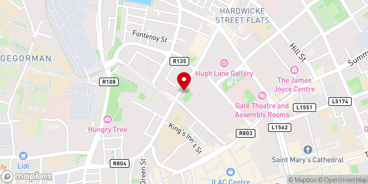 Map showing location of St. Saviour's Priory