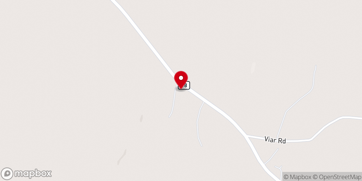 Map showing location of New Vision Baptist Church