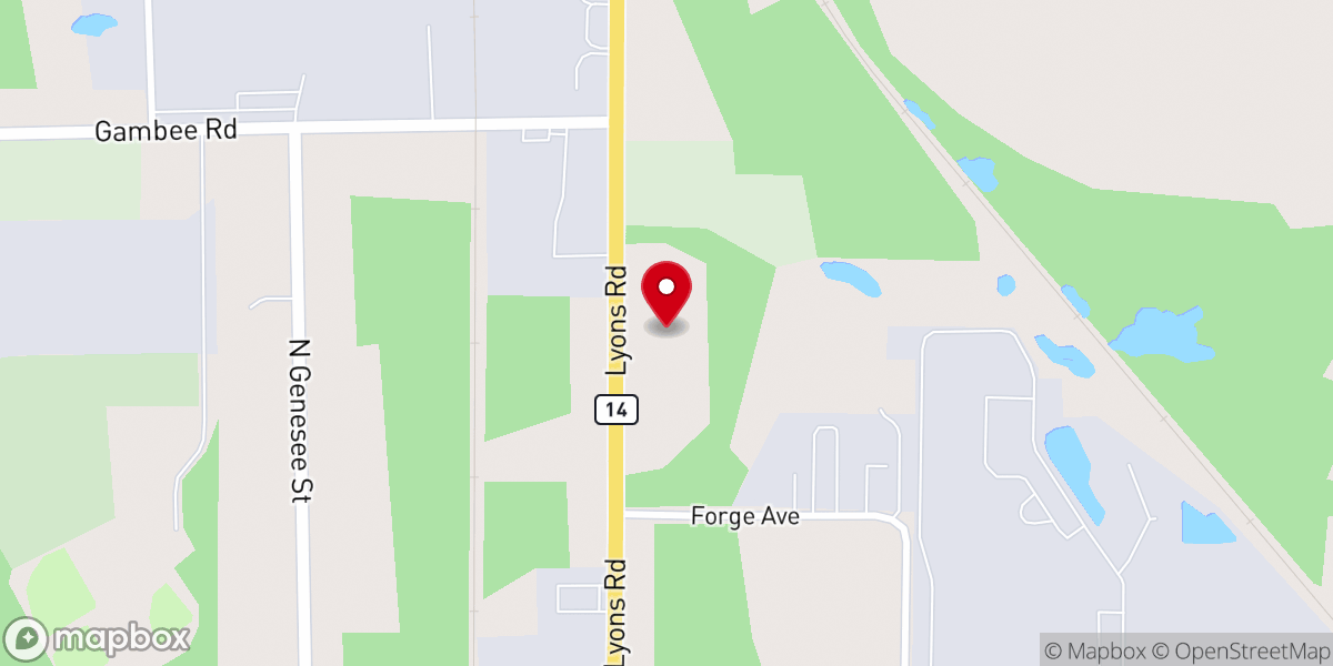 Map showing location of Jericho Faith Ministries