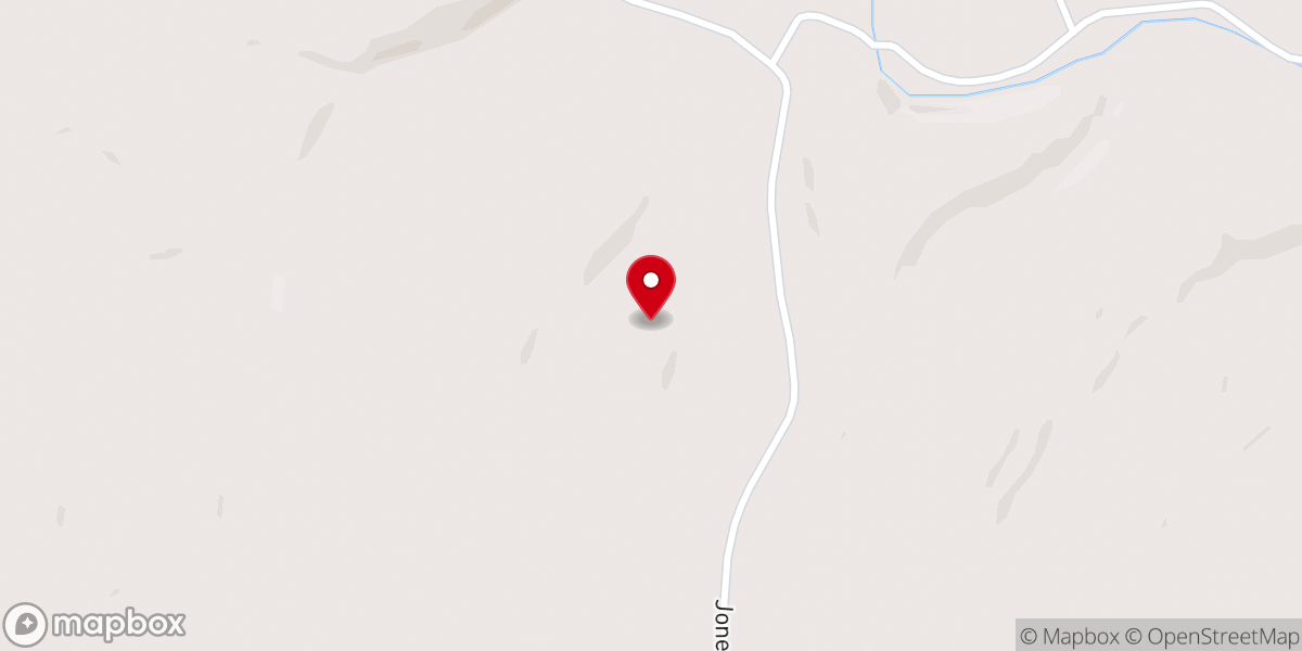 Map showing location of Pleasant Grove Baptist Church