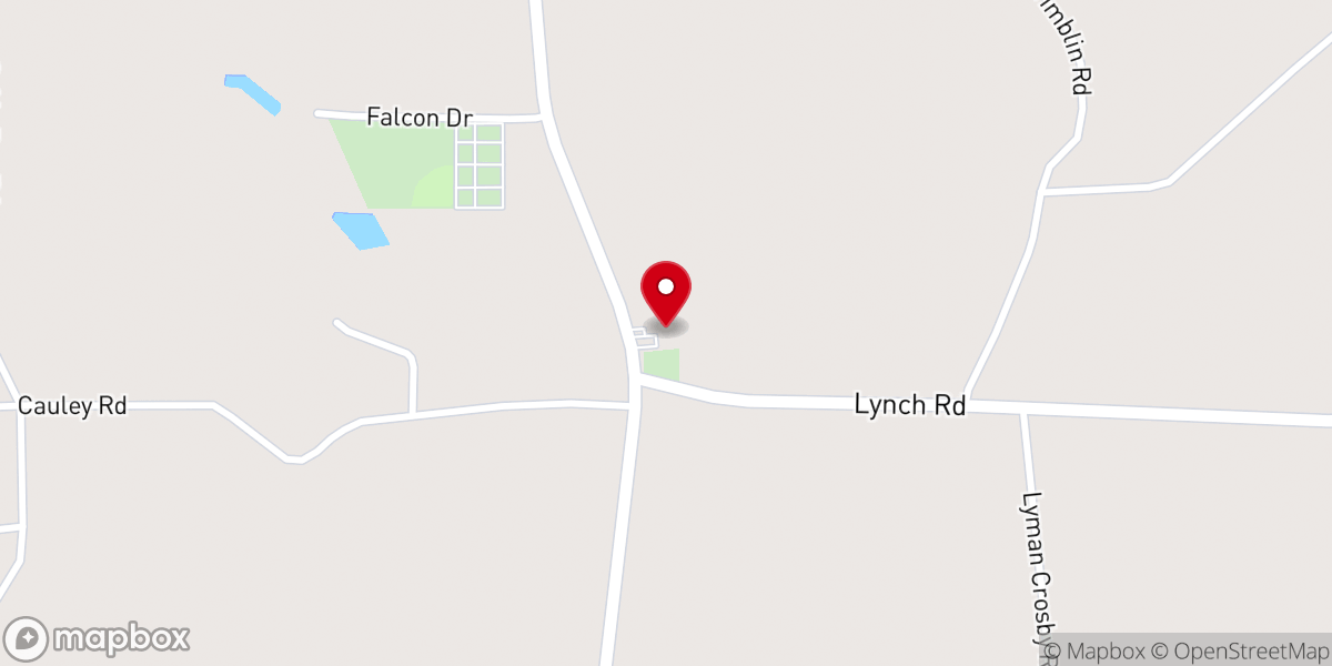 Map showing location of Satilla Missionary Baptist Church