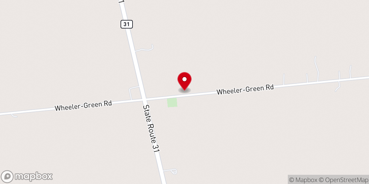 Map showing location of River of Faith Church