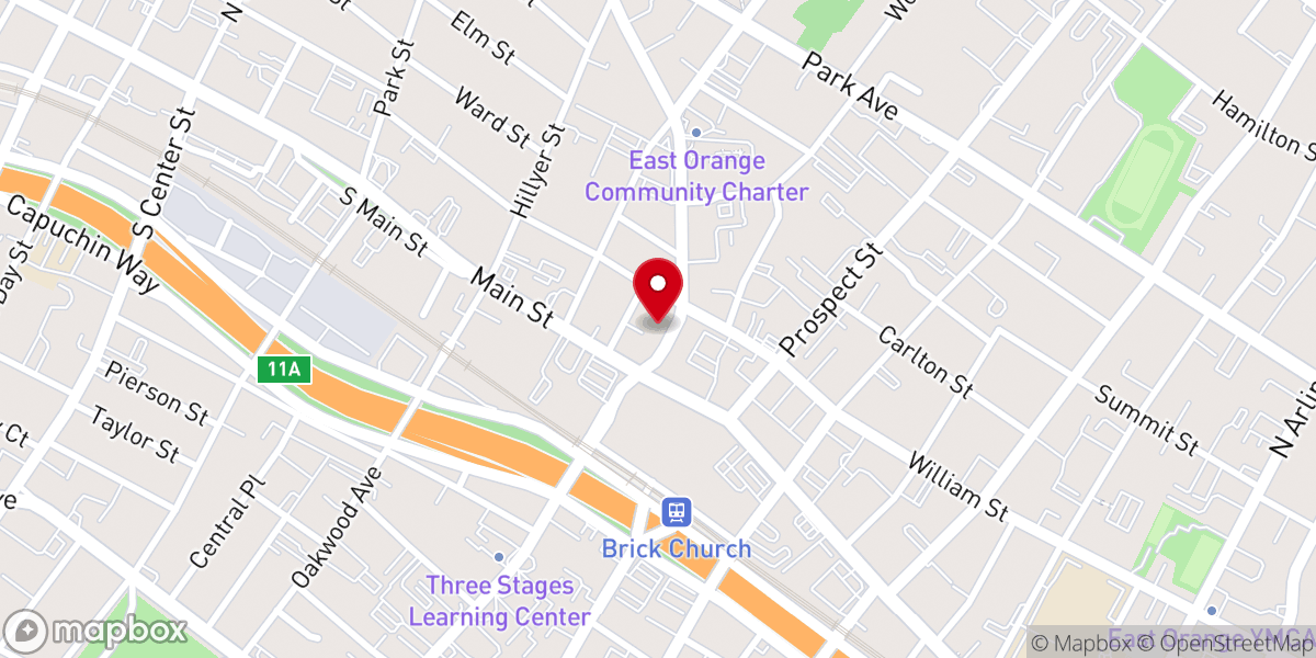 Map showing location of Church of God