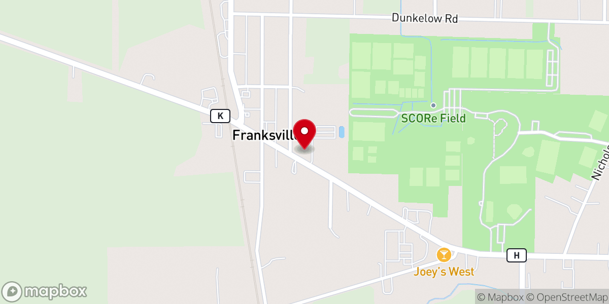 Map showing location of Faithbridge Church