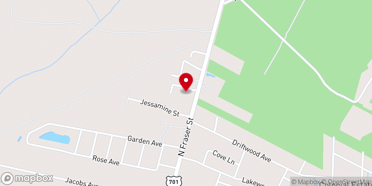 Map showing location of Georgetown Pentecostal