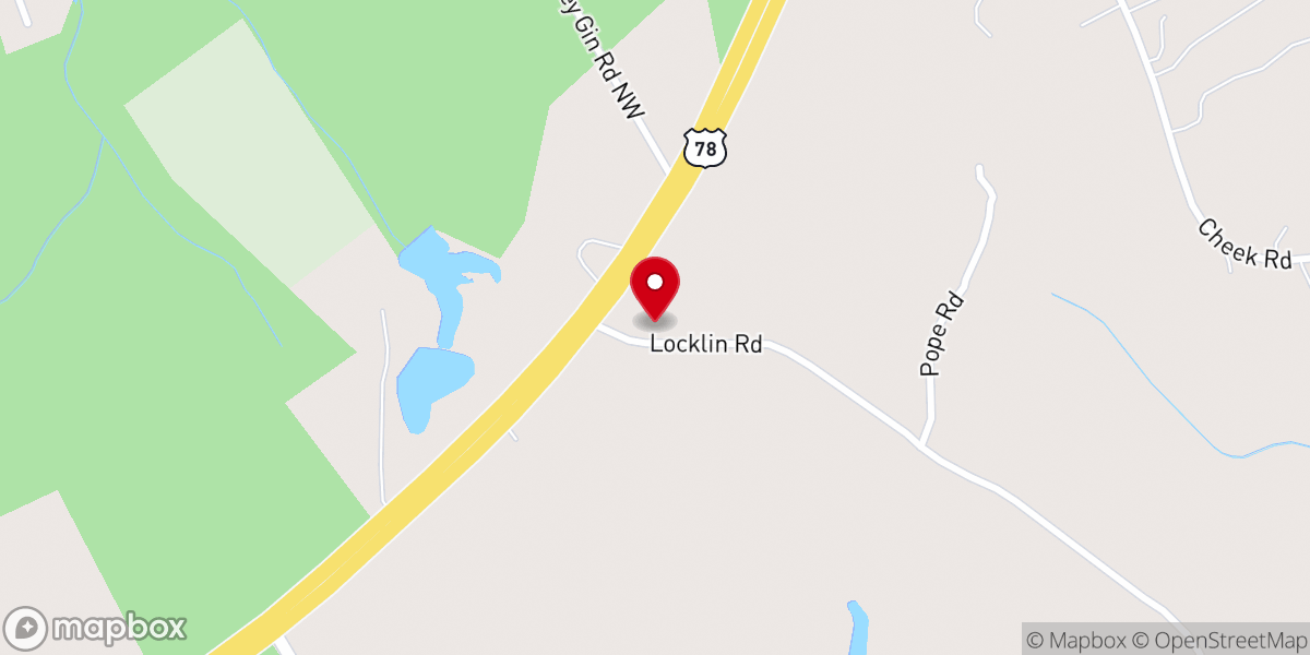 Map showing location of Grace Temple Church
