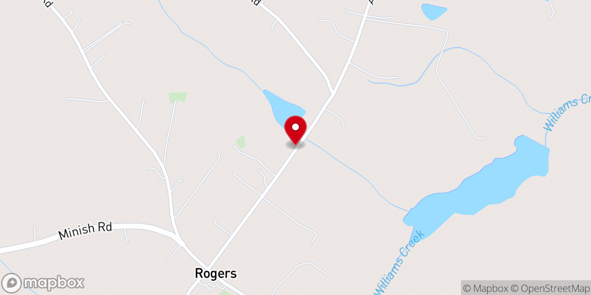 Map showing location of Beside Still Waters Farm