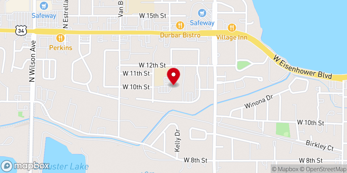 Map showing location of Saint John the Evangelist Catholic Parish