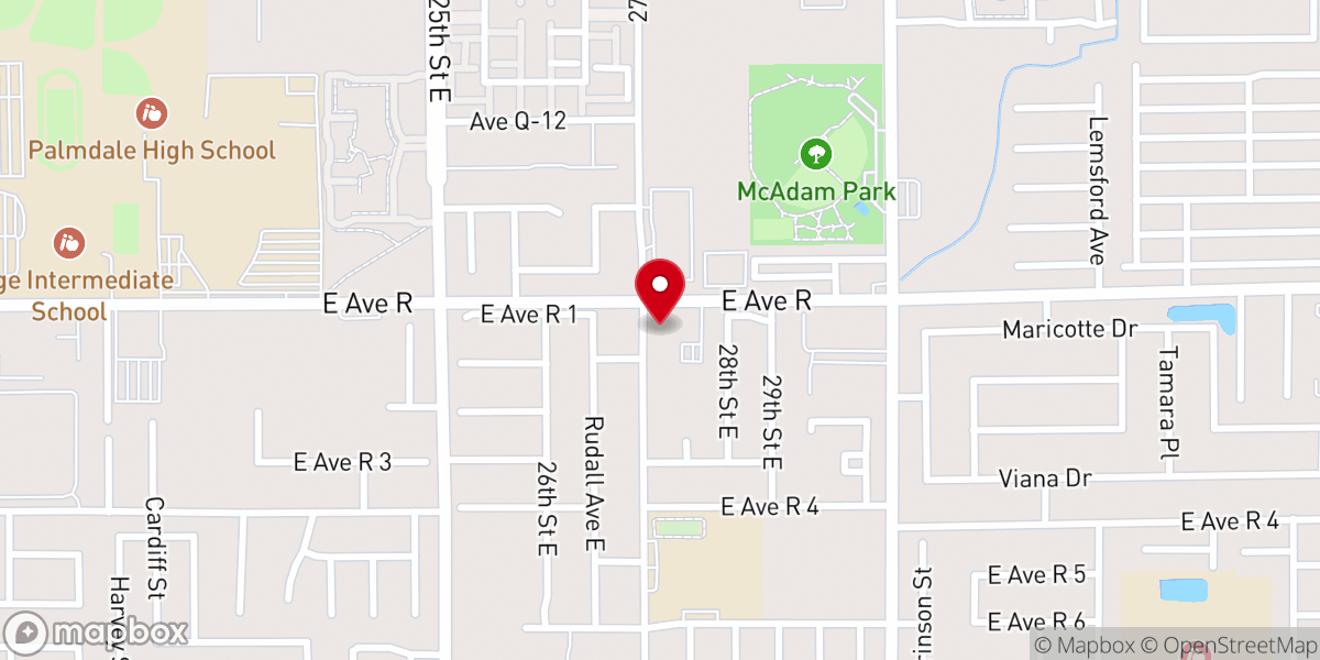 Map showing location of Foundation Christian Ministries
