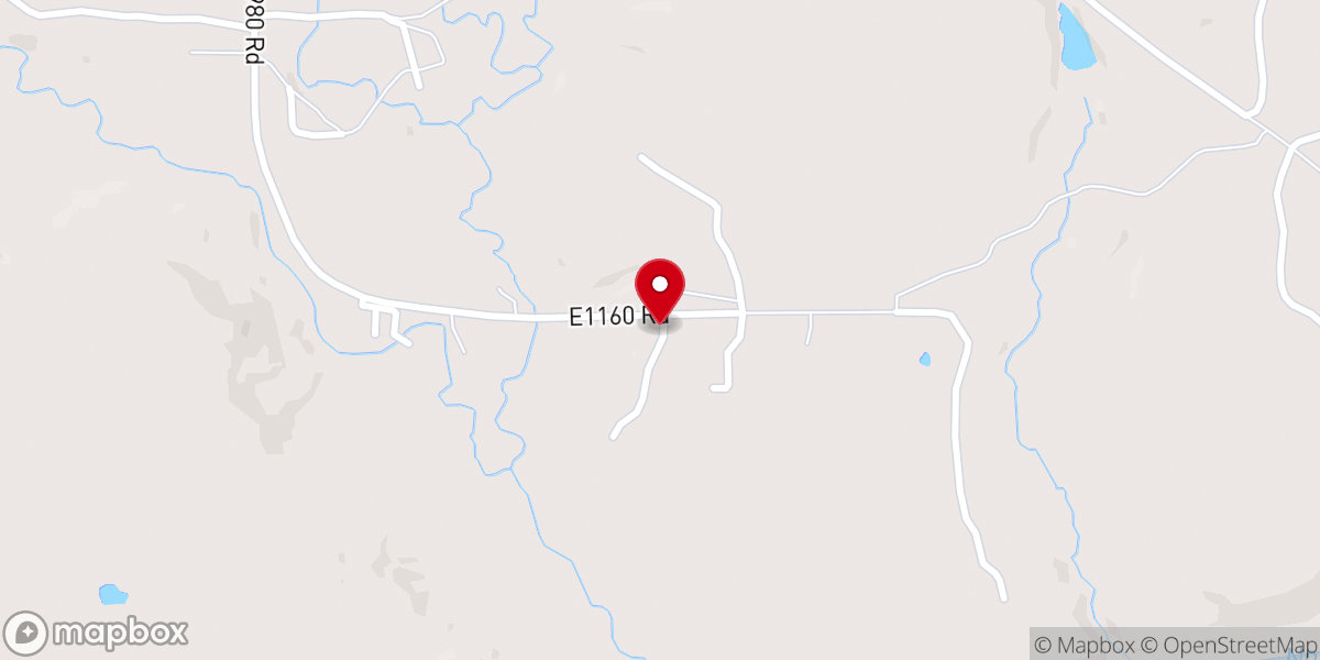 Map showing location of Hickory Ground Number 1 Church