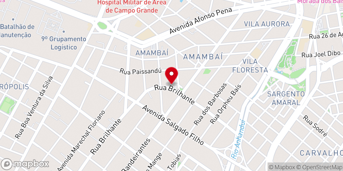 Map showing location of Igreja Evangélica Assembleia de Deus Missões