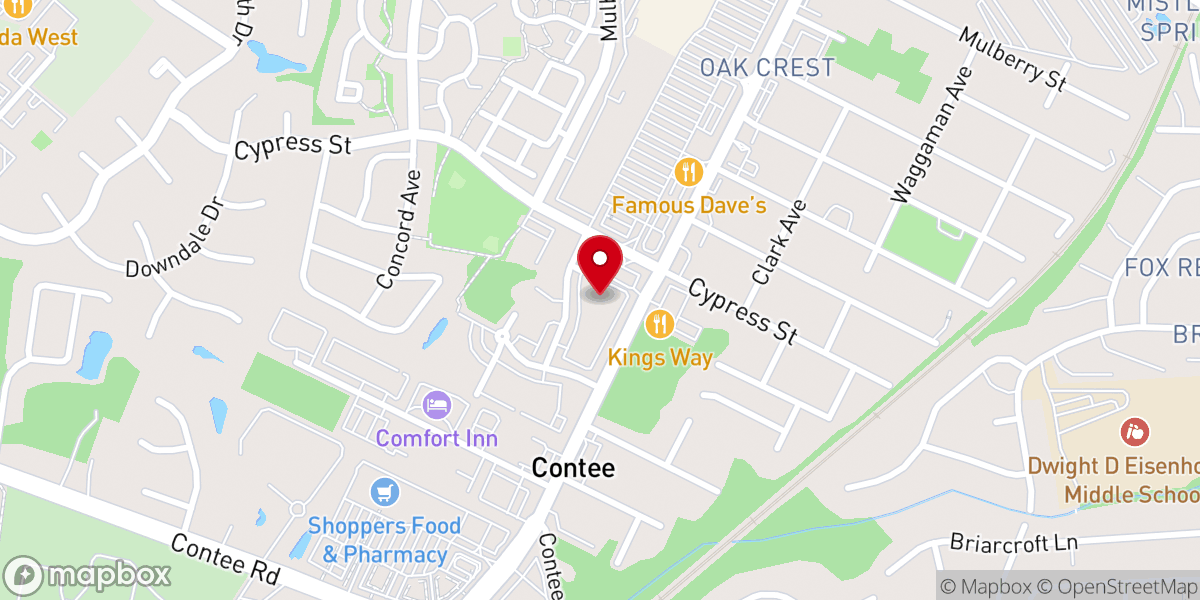 Map showing location of Everlasting Covenant Church