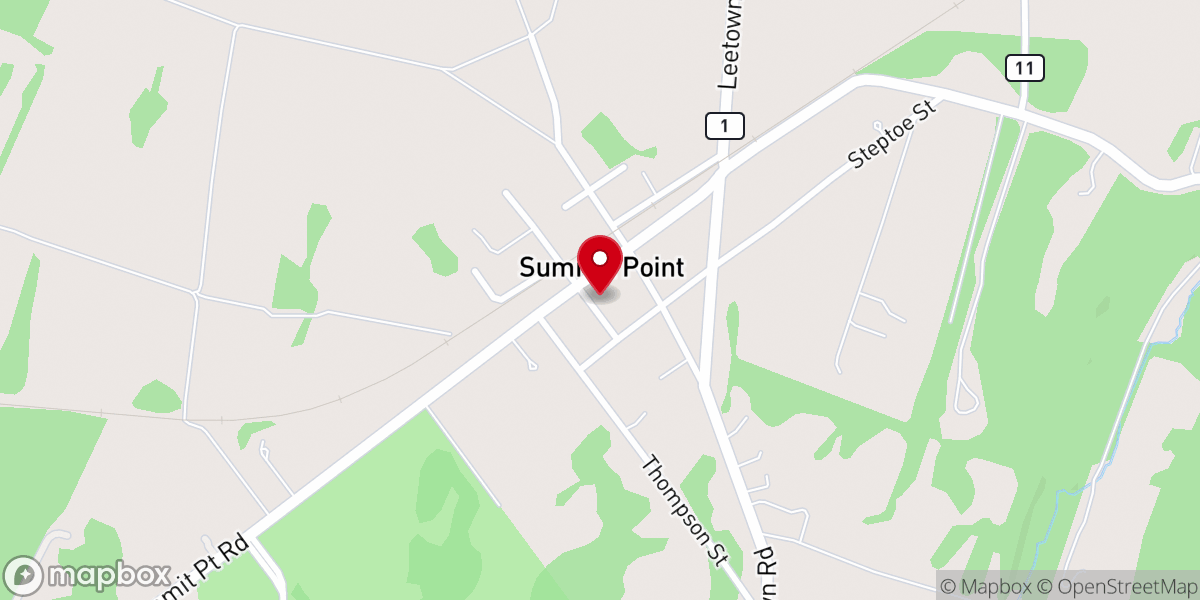 Map showing location of The Holy Spirit Episcopal Church, Summit Point