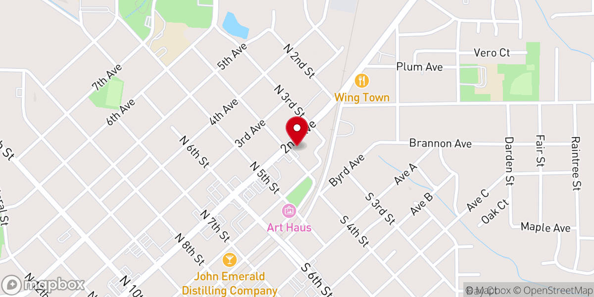 Map showing location of The Bridge Church of Alabama
