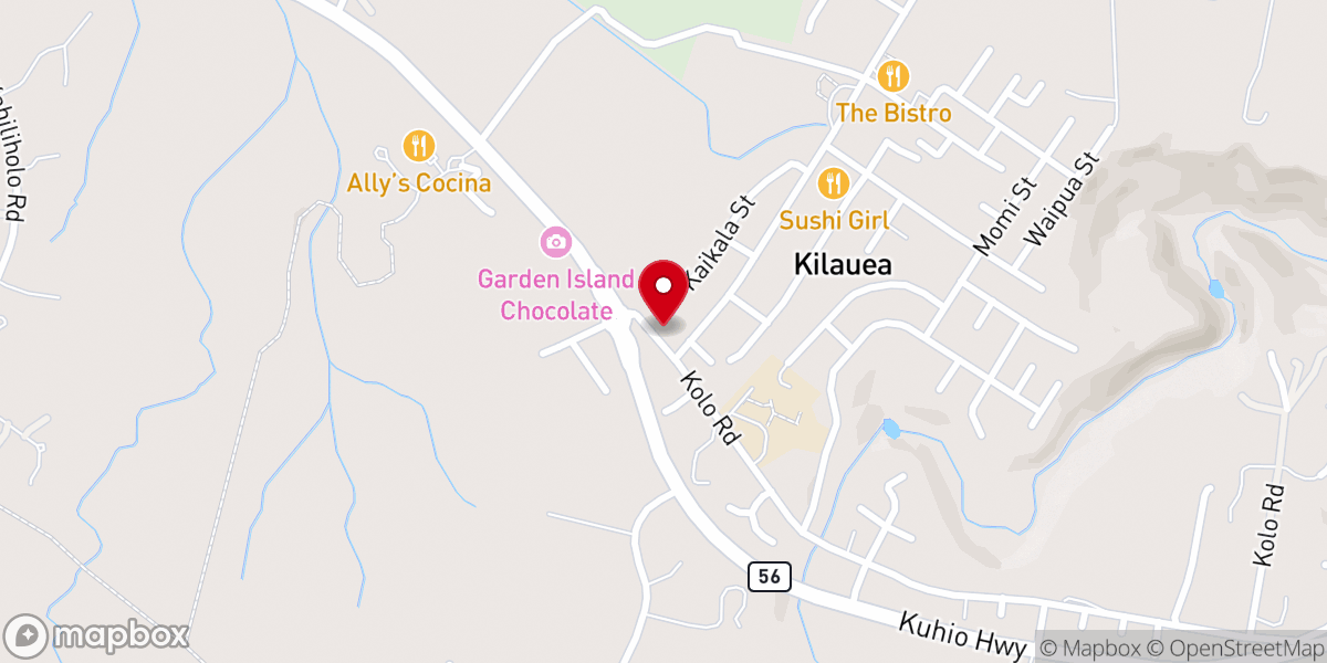 Map showing location of Christ Memorial Parish Hall