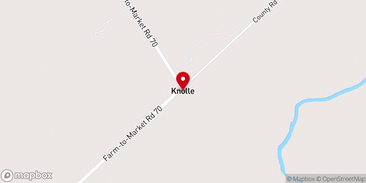 Map showing location of Knolle Farm & Ranch Bed, Barn & Breakfast