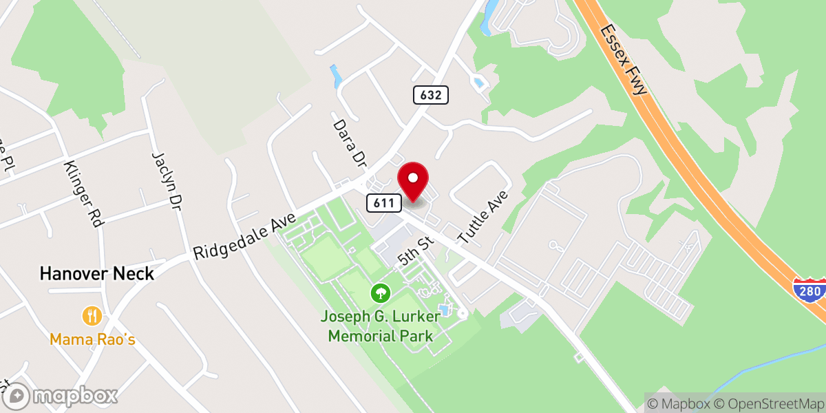 Map showing location of The Hanover Manor