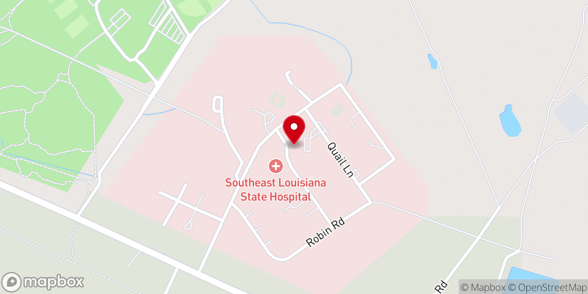 Map showing location of Northlake Behavioral Health System