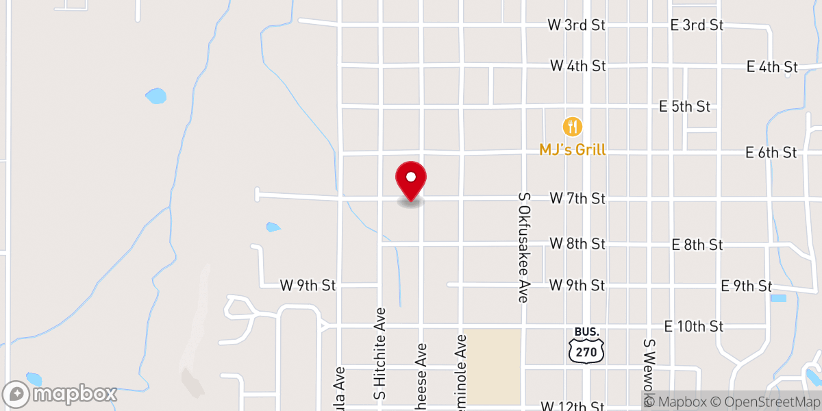 Map showing location of Jehovahs Witnesses Church