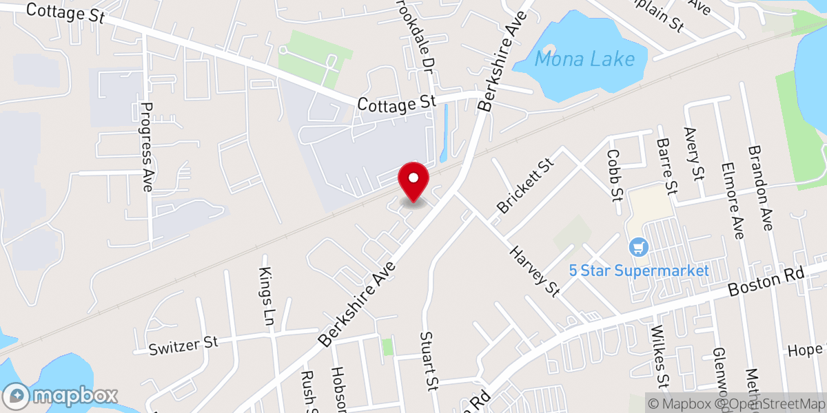 Map showing location of The Bridge Christian Church (CAPEC)