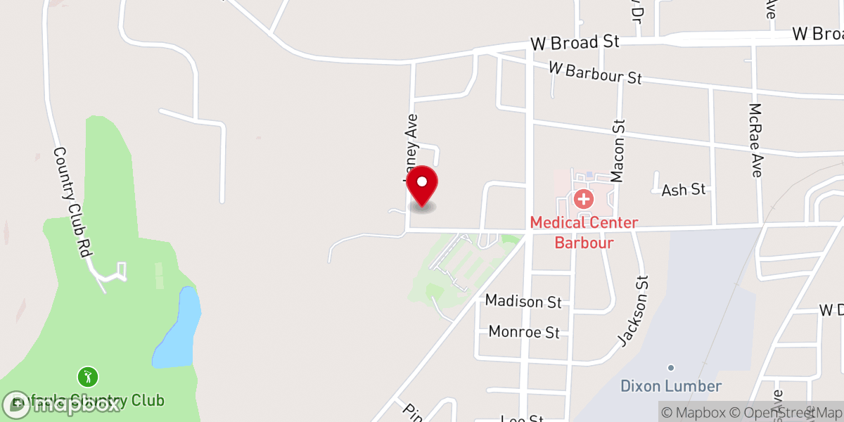 Map showing location of Mount Level Baptist Church