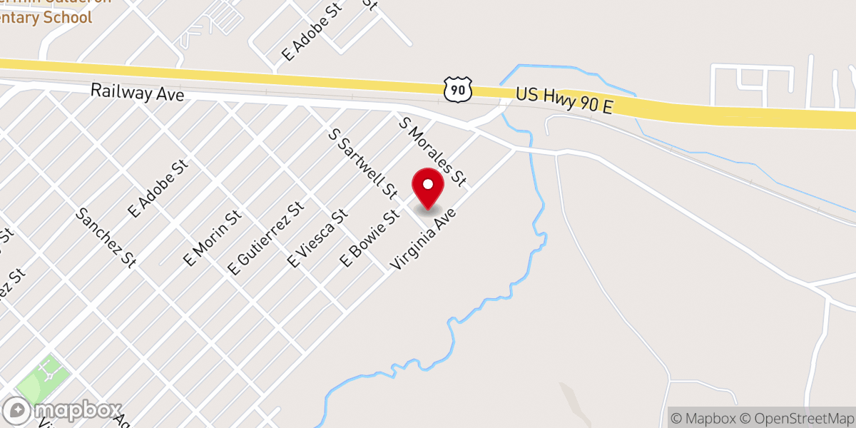 Map showing location of Temple Betania Asambleas