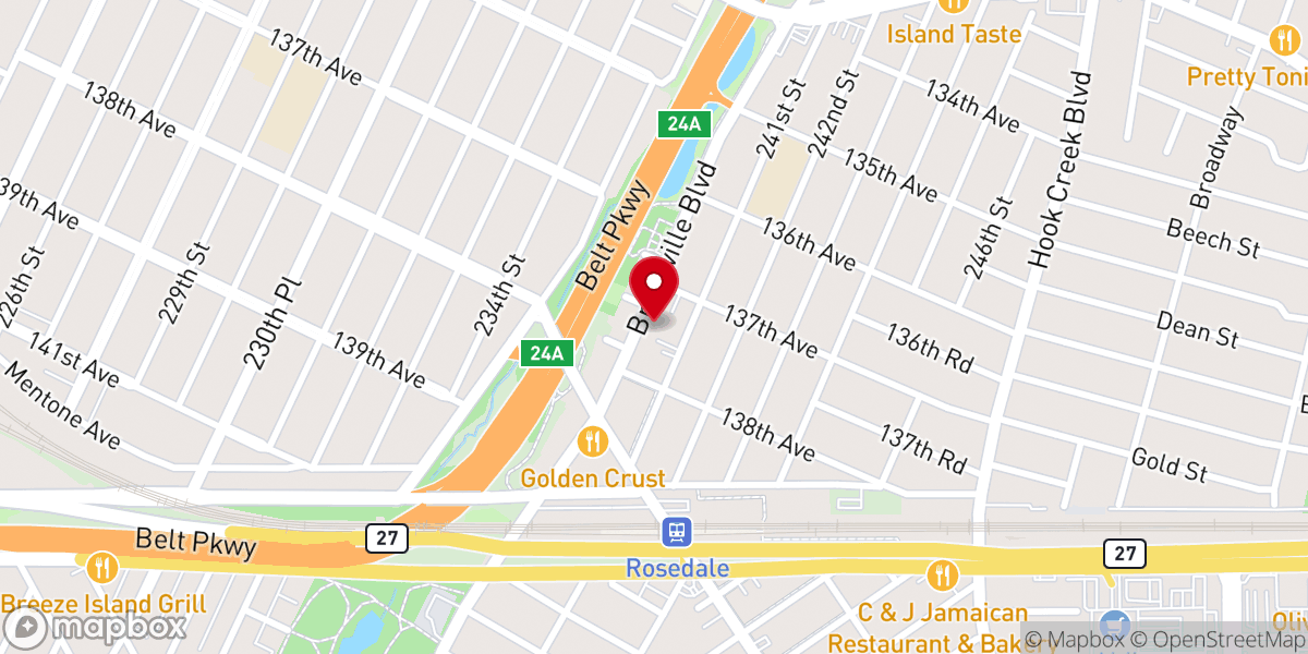 Map showing location of Saint Clare Catholic Academy