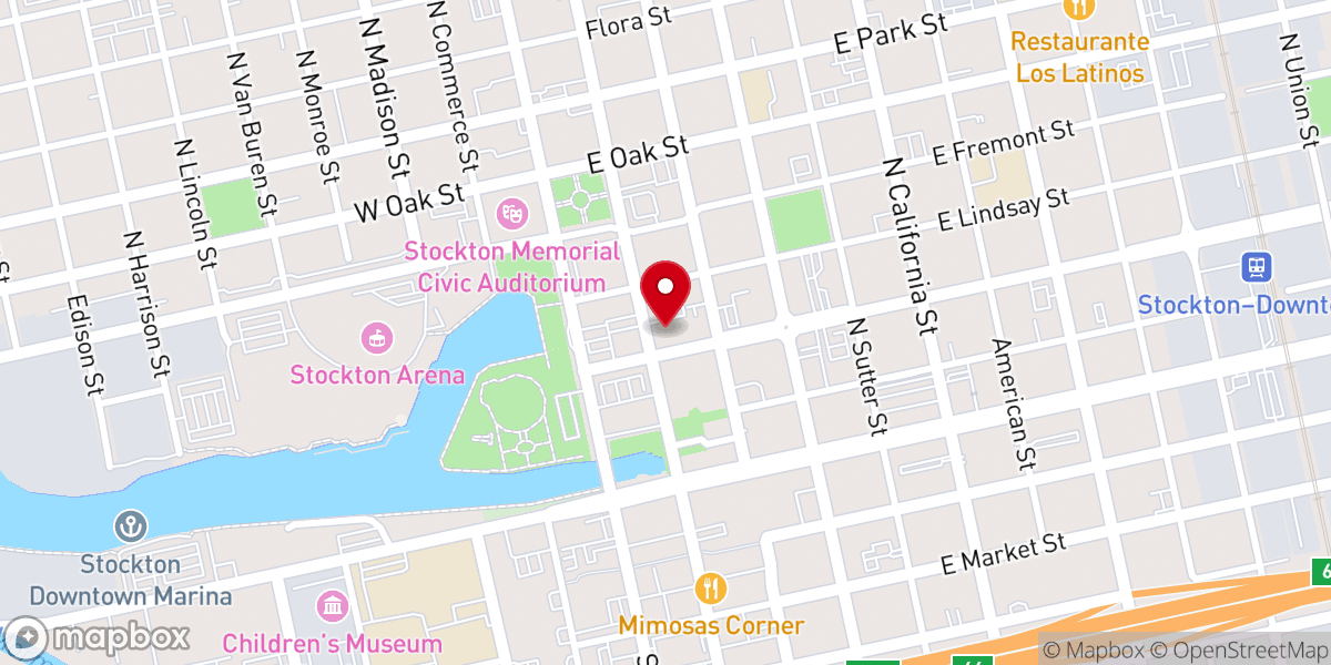 Map showing location of Saint Johns Episcopal Church