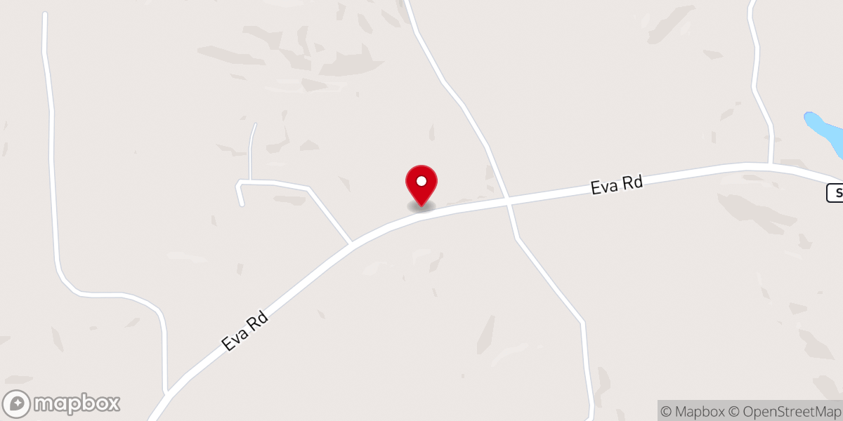 Map showing location of Eva Road Church Of Christ