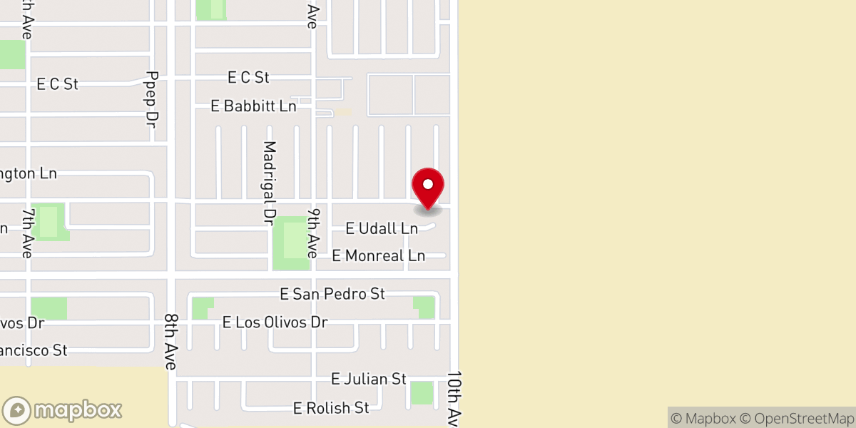 Map showing location of San Luis Spanish SDA Church