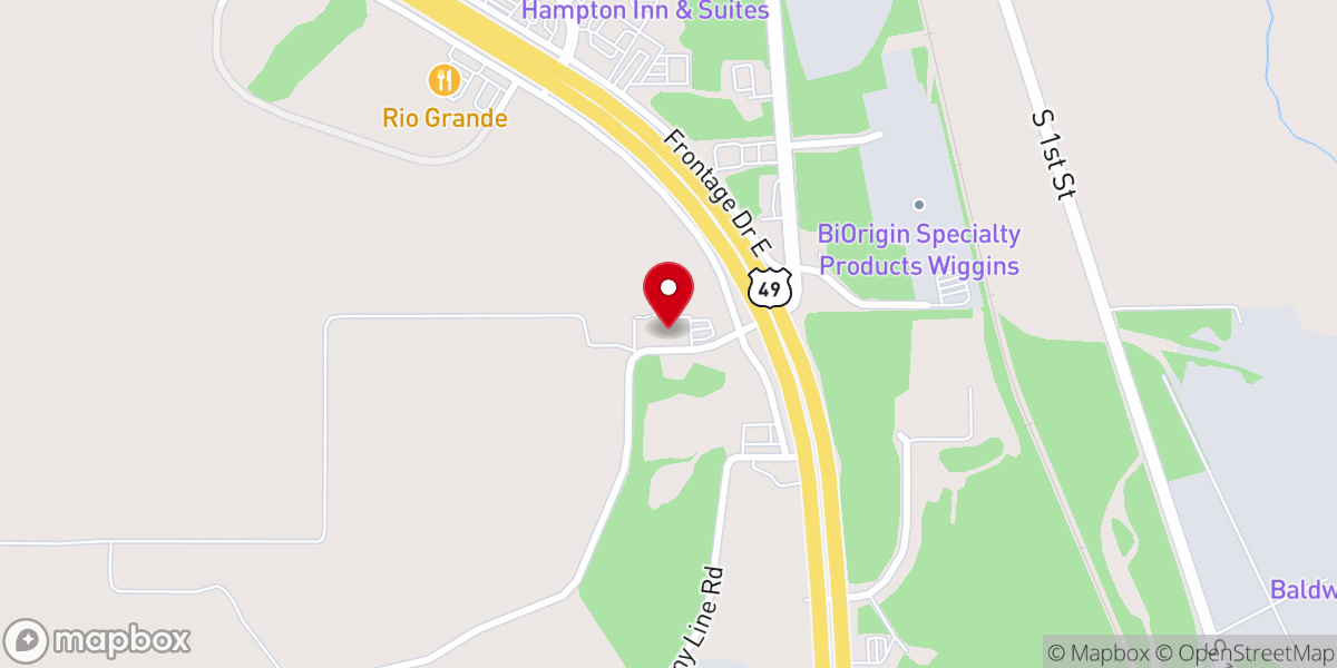 Map showing location of Venture Church - Stone County Campus
