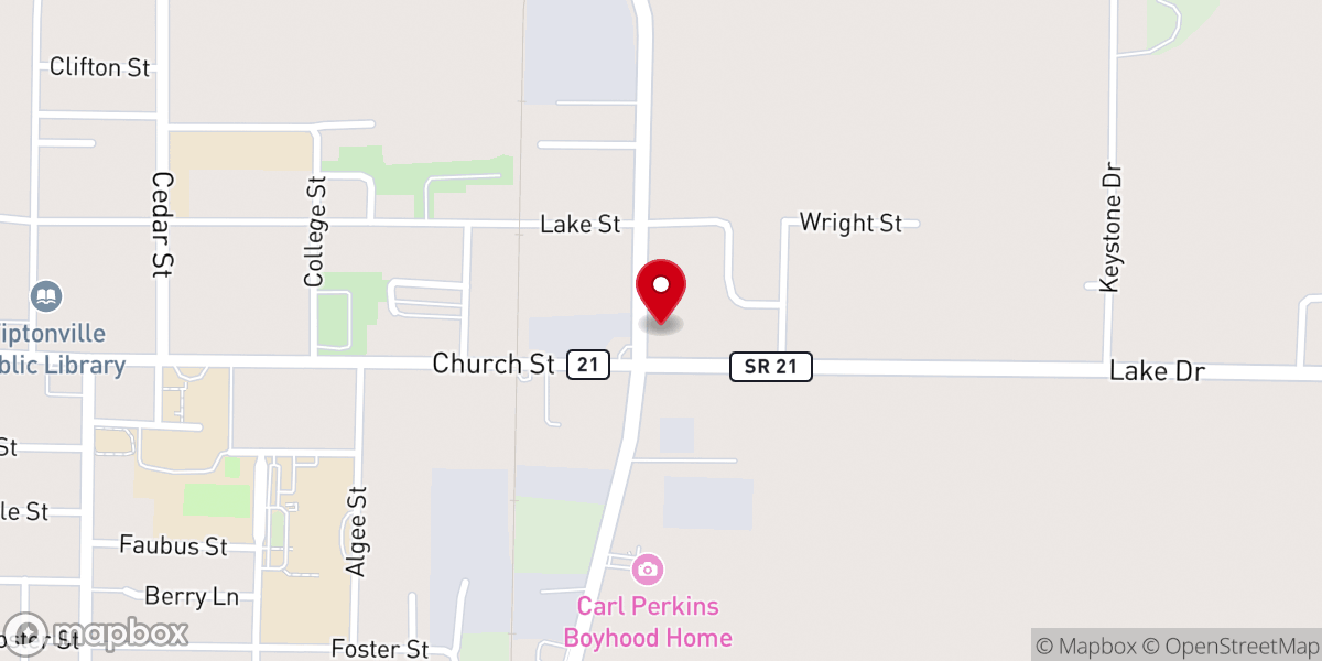 Map showing location of B&G Auto Detailing