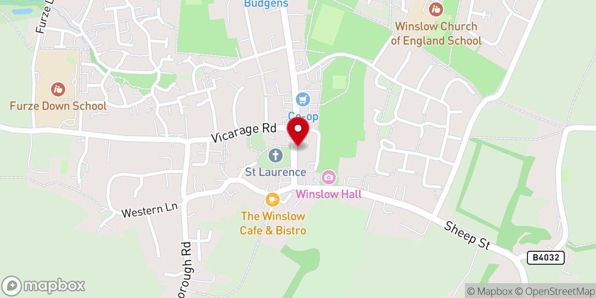 Map showing location of TABERNACLE BOOKS
