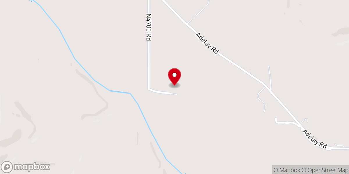 Map showing location of Kings outpost camp