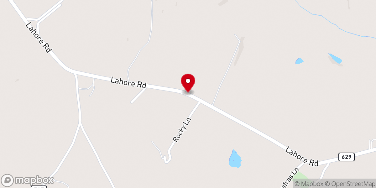 Map showing location of Mt Pleasant Baptist Church