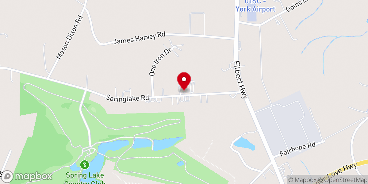 Map showing location of Fishing Creek Baptist