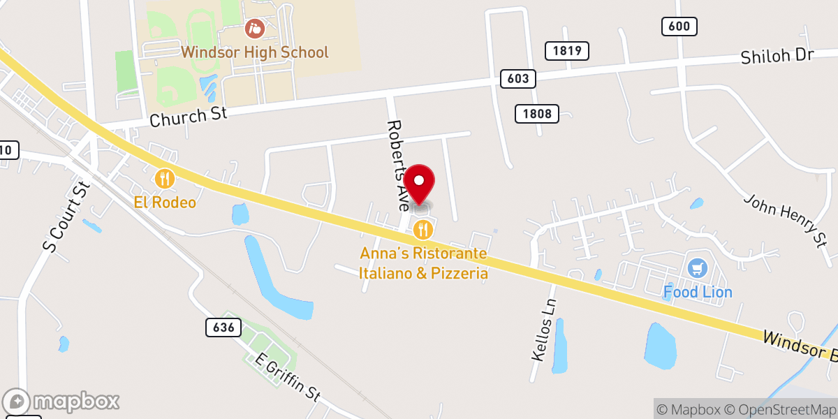 Map showing location of Gods Anointed Touch Ministries